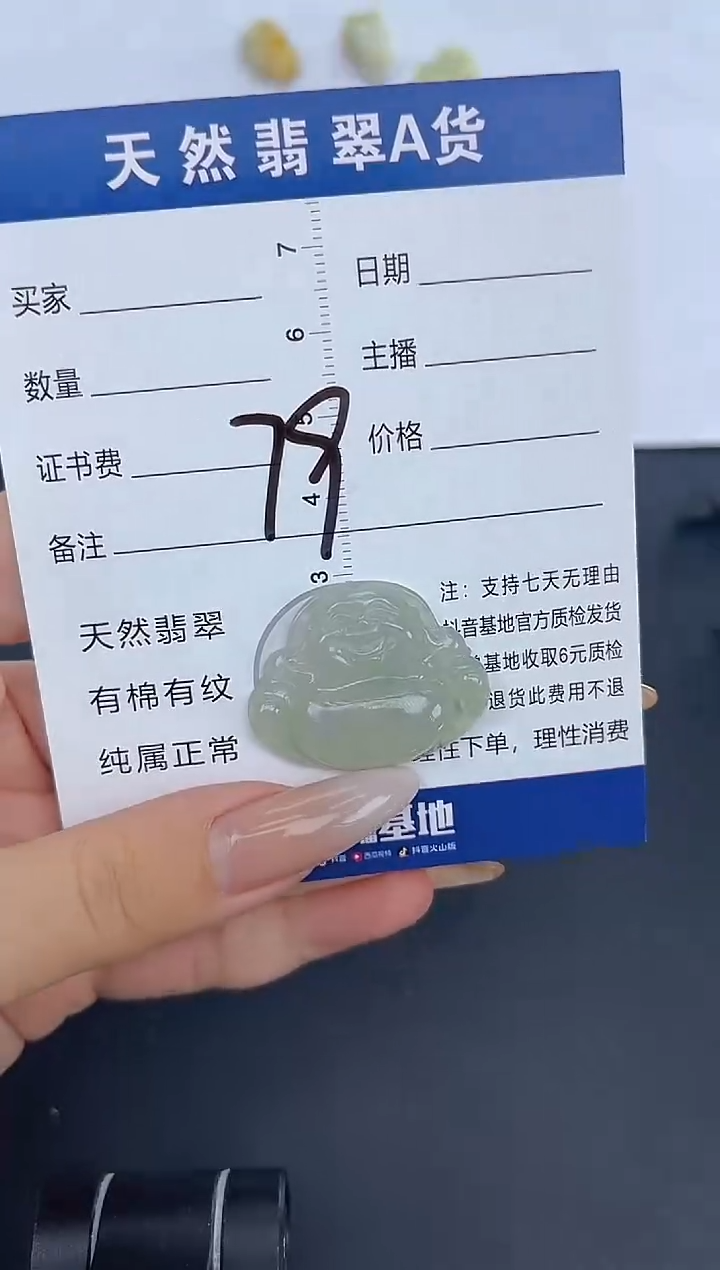 颈饰未镶嵌翡翠纯天然缅甸翡翠A货