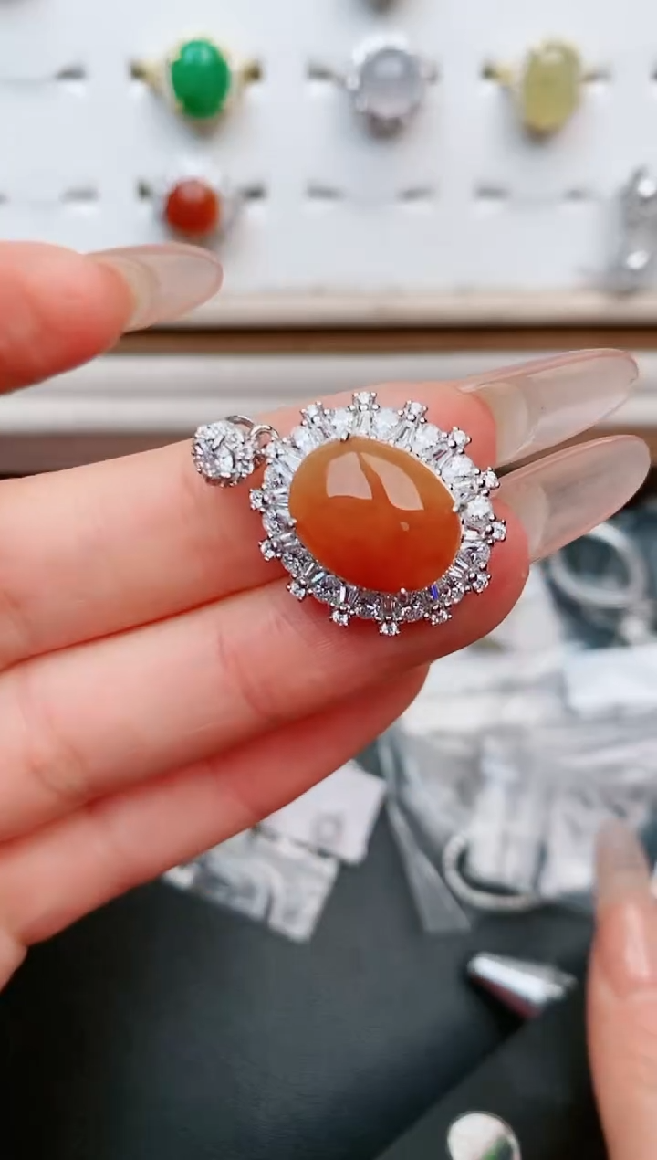 【闪购商品】翡翠戒指银S925镶嵌.....