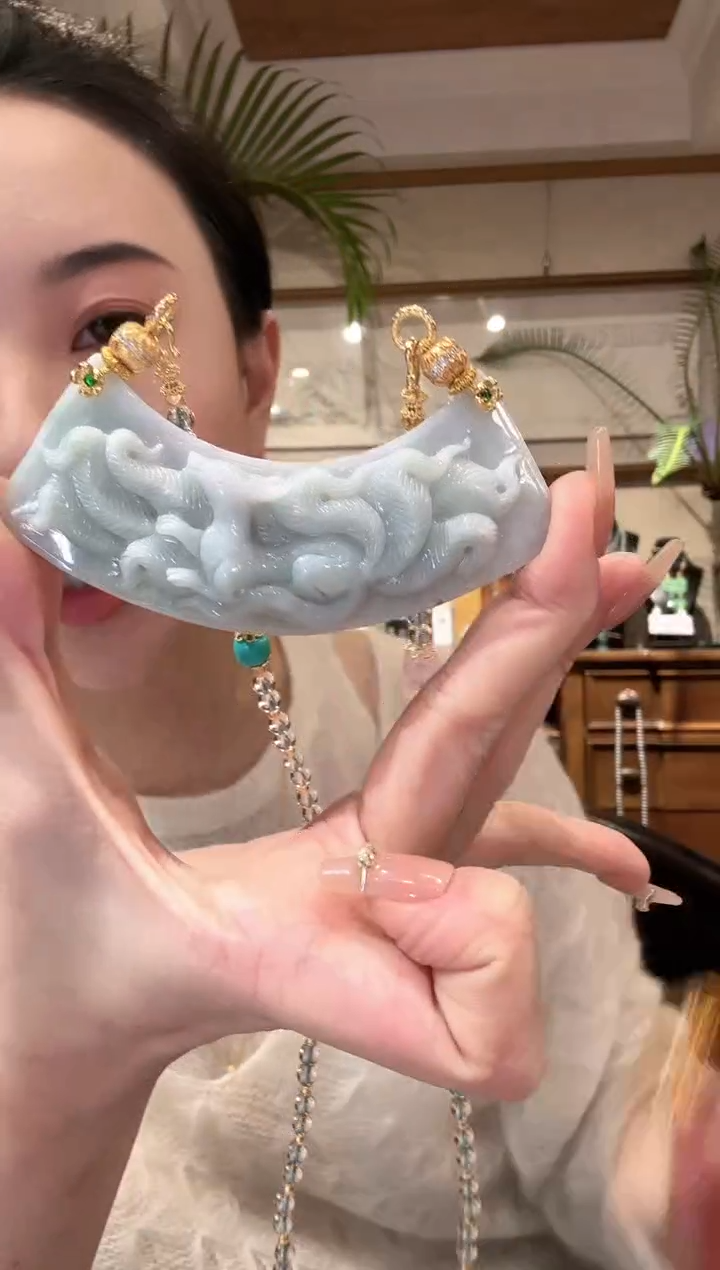 【闪购商品】翡翠颈饰未镶嵌国风