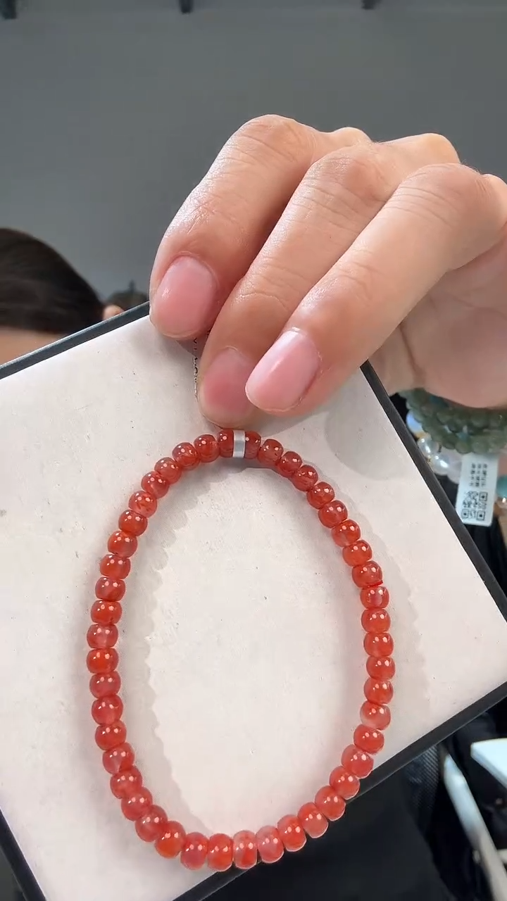 未镶嵌手链南红玛瑙优117 约5mm 多样性发一件