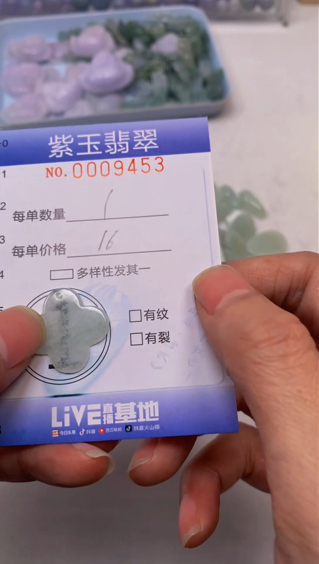 【闪购商品】翡翠颈饰未镶嵌挂件