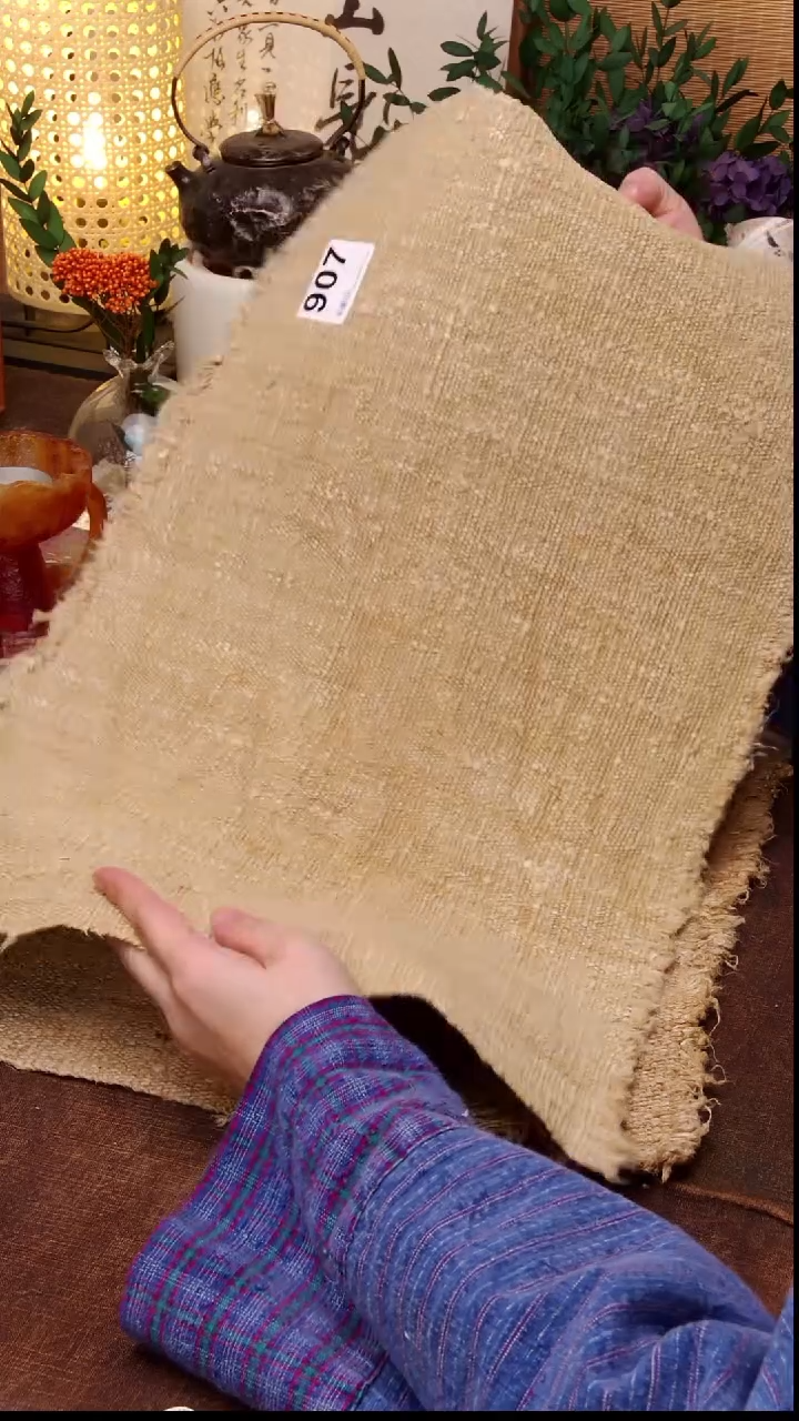 夏* Cici手作刺子绣柿染壶垫杯垫907