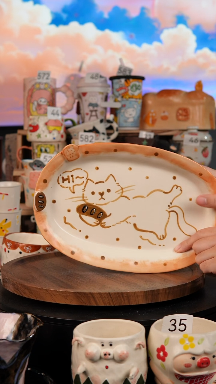 陶瓷双饮款景德镇手工陶瓷