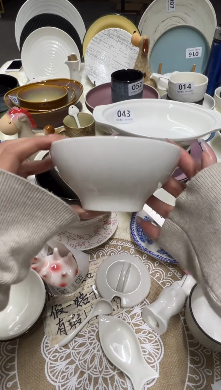 新骨瓷A品  暖白5寸 收腰碗