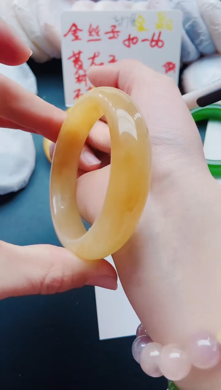 【闪购商品】石英质玉手镯未镶嵌P186-58-59