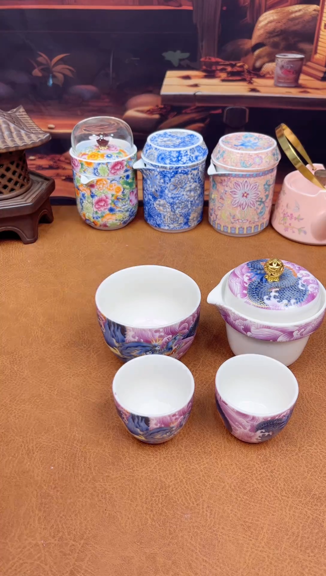 【闪购商品】陶瓷茶具摆件茶叶罐