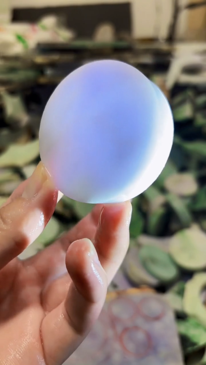 【闪购商品】翡翠颈饰未镶嵌A货白文1654