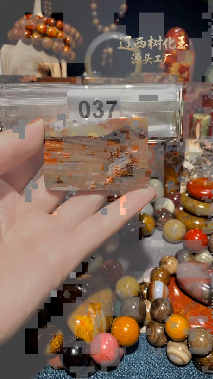 未镶嵌-硅化玉天然北票硅化玉吊坠