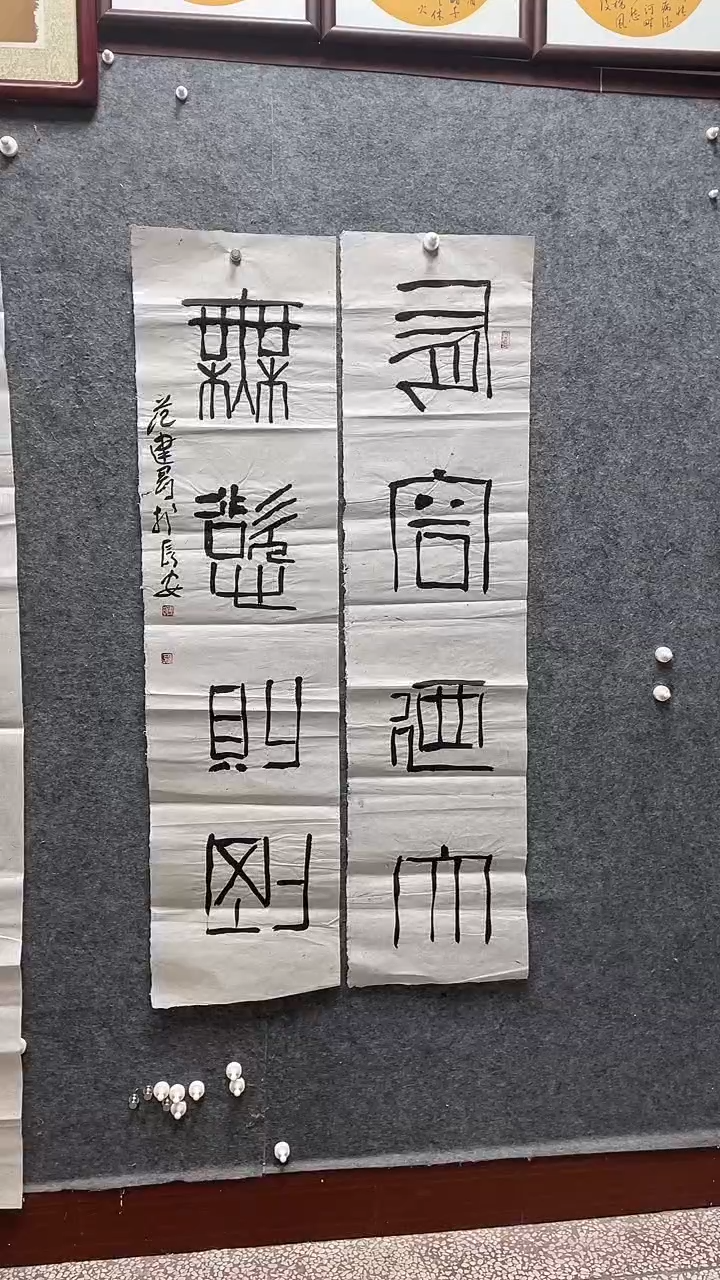 书法范建刚老师作品138*34*2