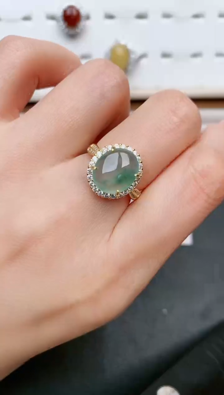 【闪购商品】翡翠戒指银S925镶嵌.....