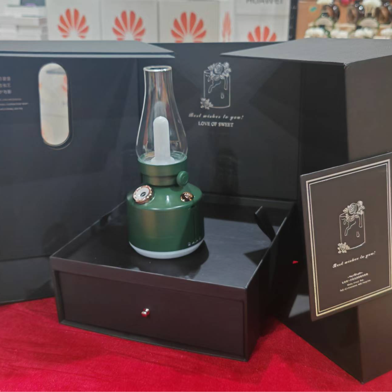 迷你国风充电式加湿器小型便携办公空气净化