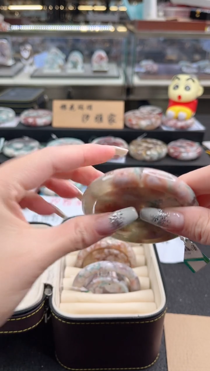 未镶嵌手镯石英质玉尘*丷圈口（赠品镯心）