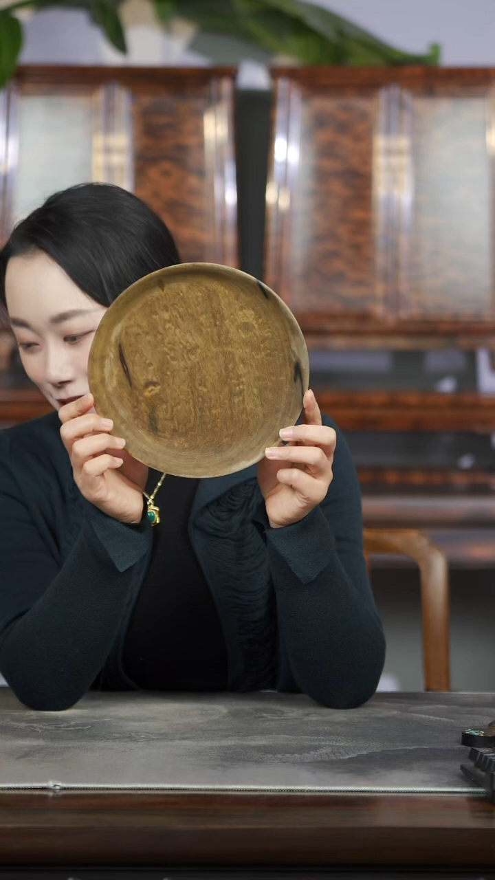 金丝楠原木满花精工坚果盘193