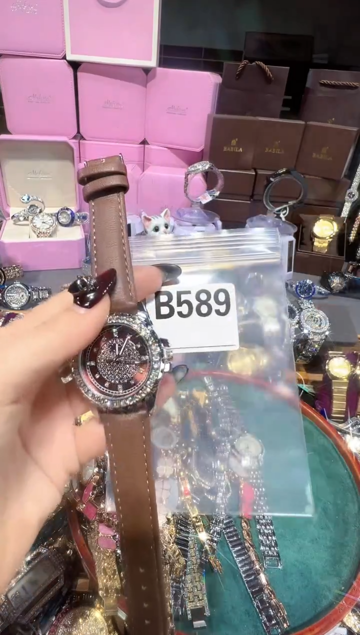 石英机芯不锈钢不锈钢直播定闪专用