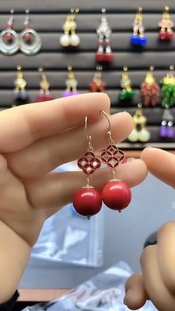 【闪购商品】翡翠耳饰14K金镶嵌508000