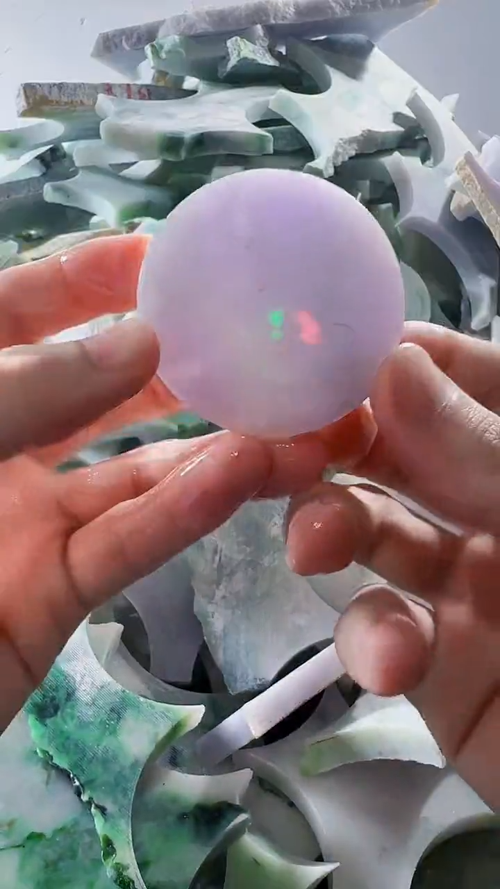 裸石翡翠缅甸翡翠A货文2571