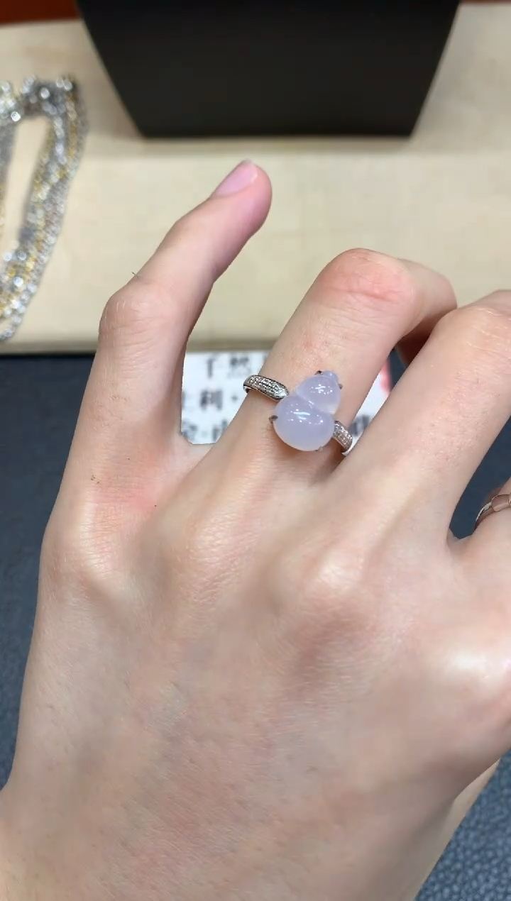 【闪购商品】翡翠戒指18K金镶嵌【无鉴赏期】