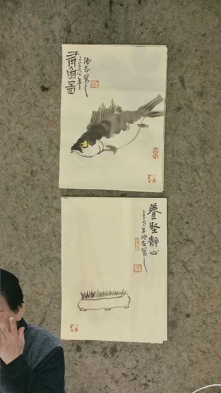 国画温德志老师国画禅意小品