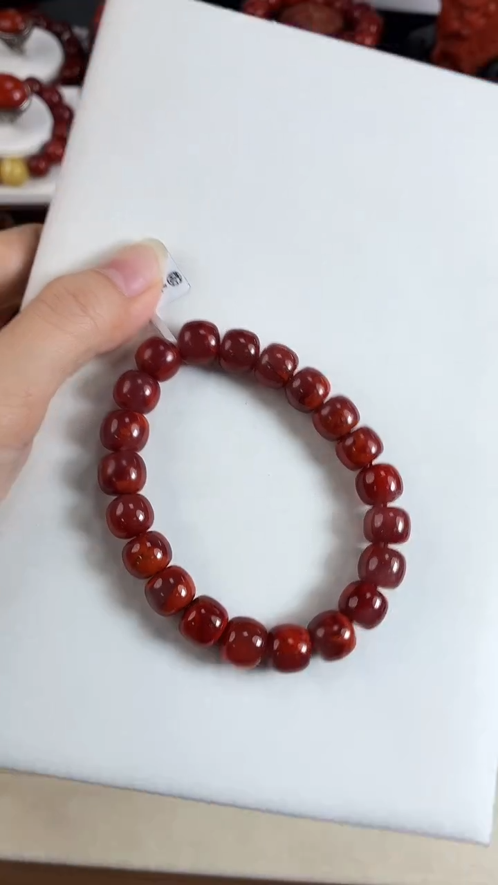 未镶嵌瓦西老型手串11mm南红玛瑙一个/条