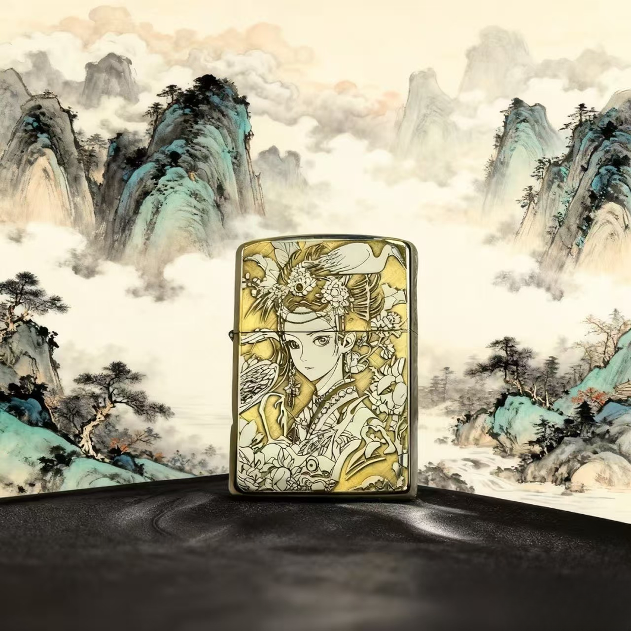 限量款 白镍版花旦煤油机（配官方礼盒证书）