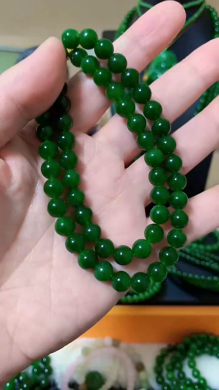 【闪购商品】和田玉（碧玉）项链未镶嵌8