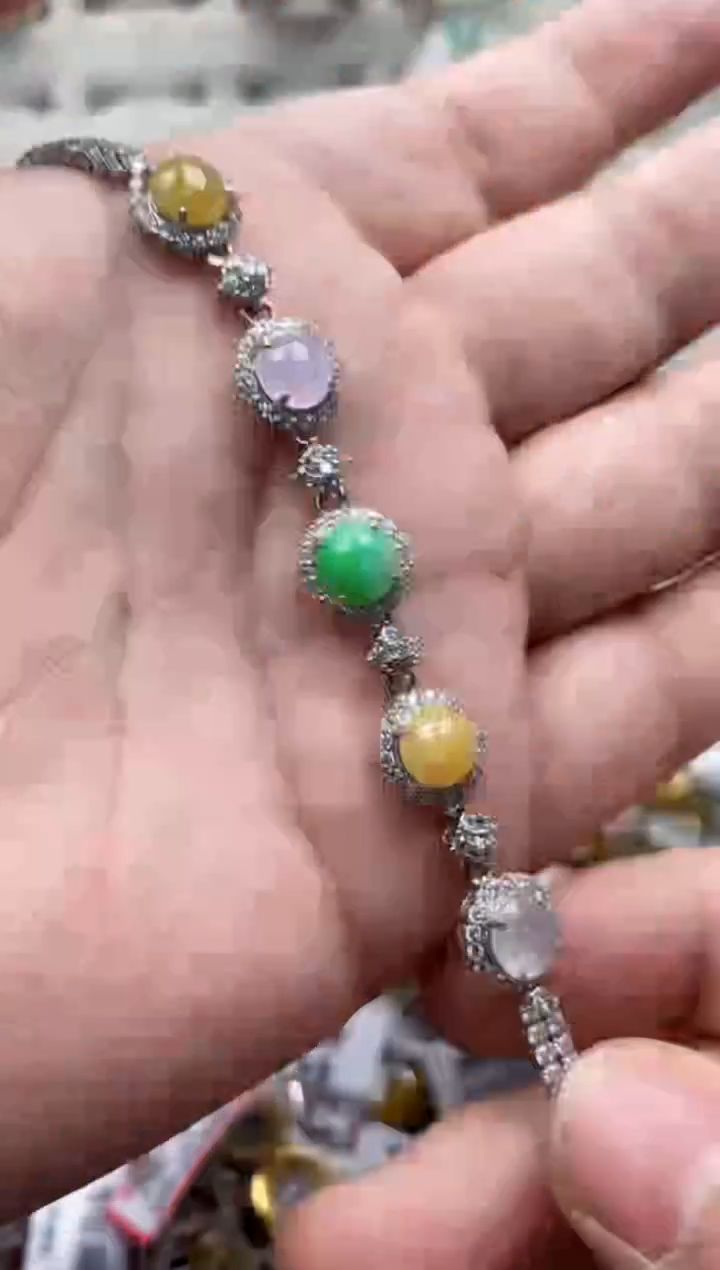 【闪购商品】翡翠戒指银S925镶嵌33333---9