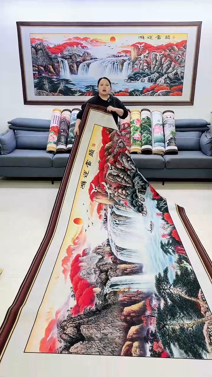 横款鸿运当头150*360