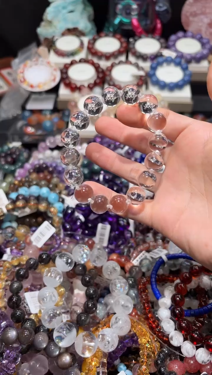 未镶嵌手串水晶白水晶