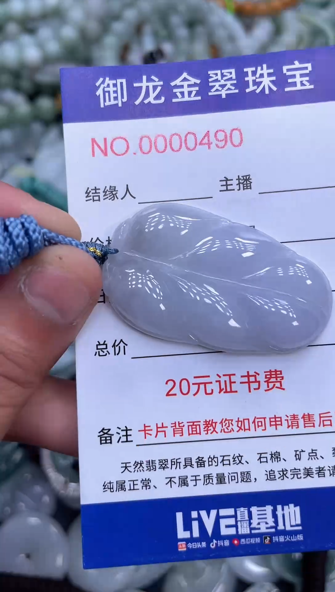 颈饰未镶嵌翡翠055