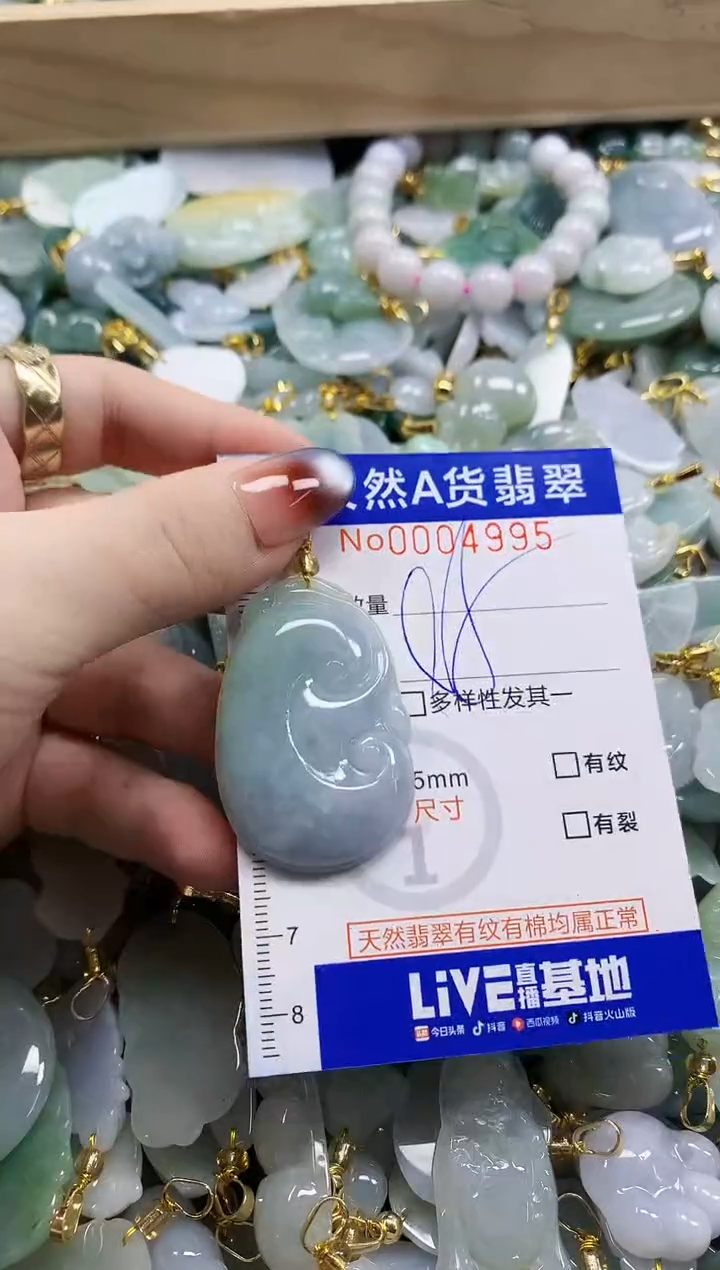 颈饰未镶嵌翡翠天然A货翡翠