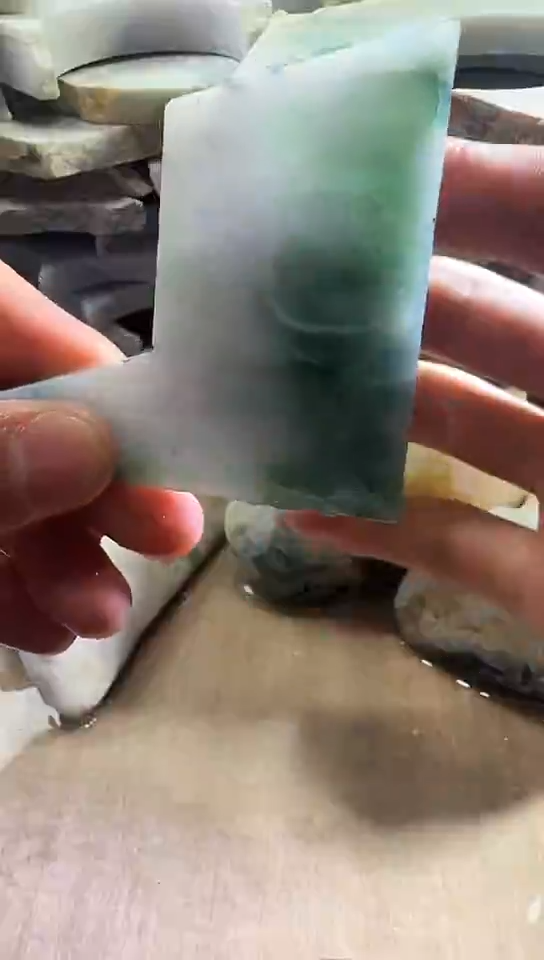 裸石翡翠缅甸翡翠A货花8