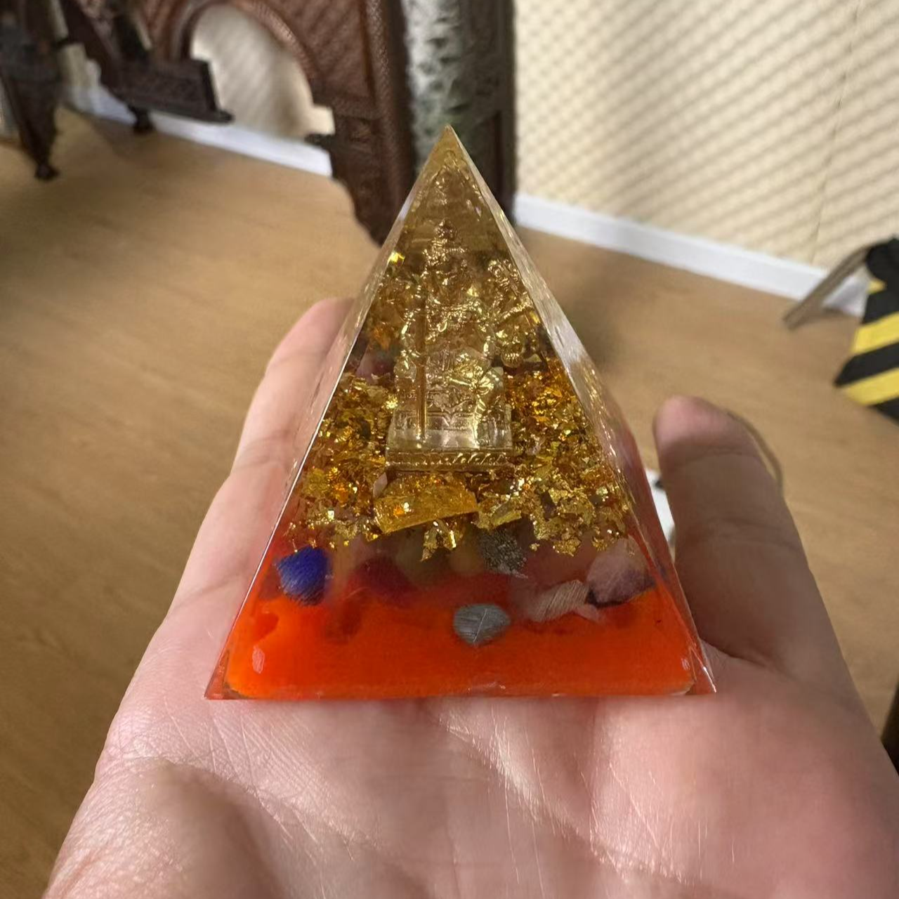 【思琦严选】四面奥根摆件05288