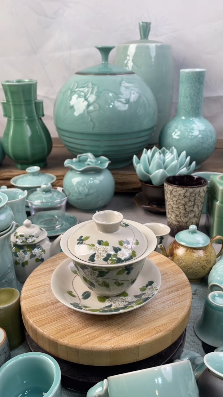 【闪购商品】特价福利 微瑕 慧仙青瓷