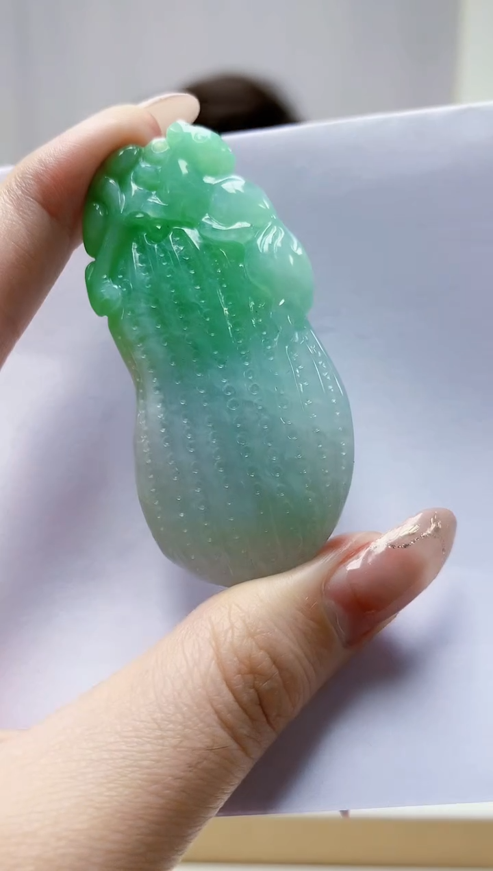 未镶嵌定制翡翠4829jw-毛货挂件165