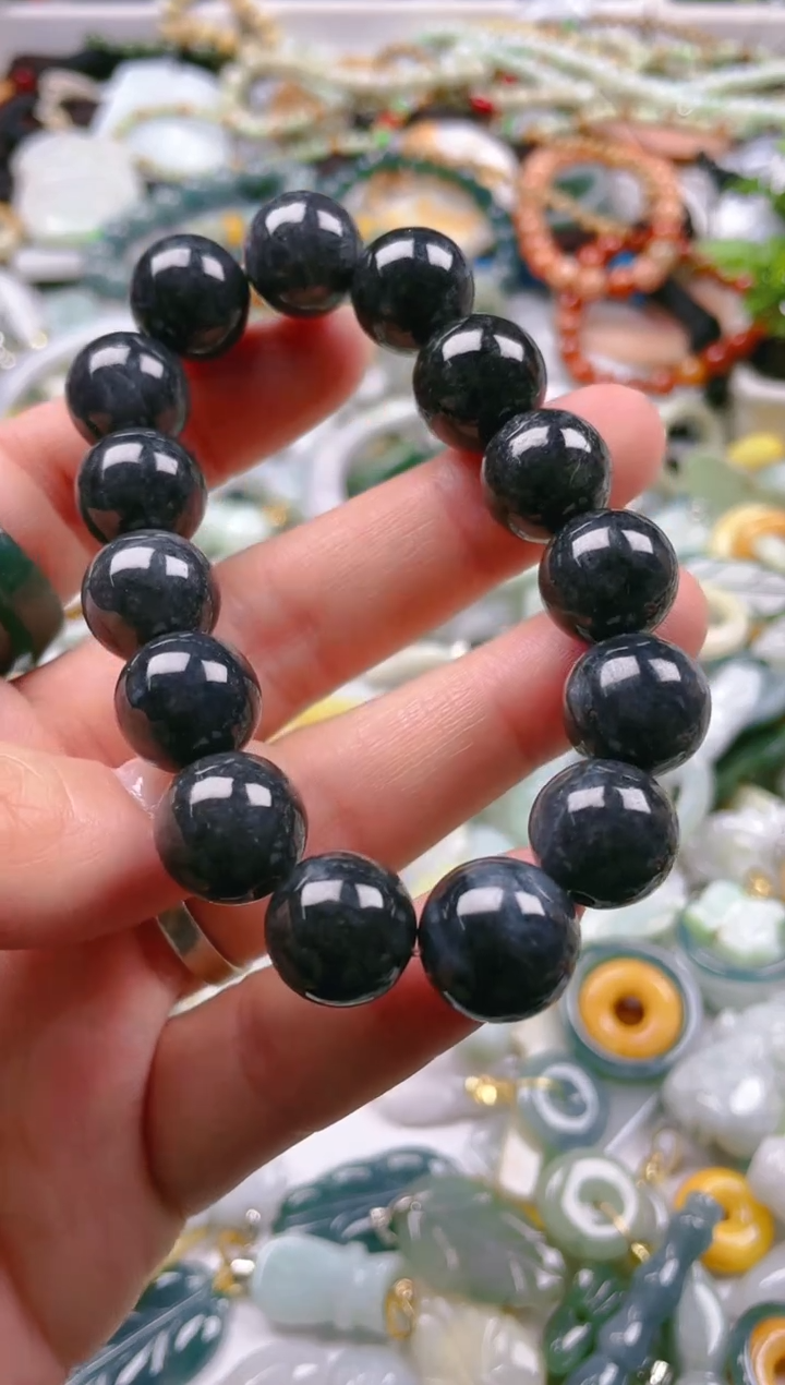 【闪购商品】翡翠颈饰未镶嵌12MM/T/翡翠A货一图一物