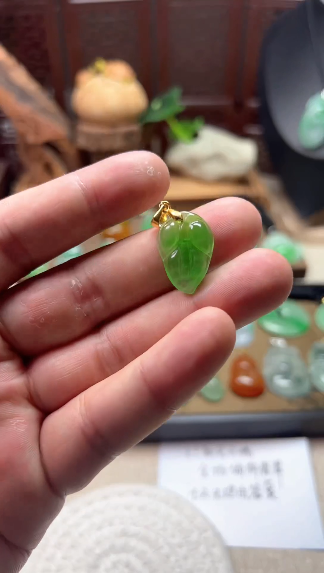 颈饰未镶嵌翡翠所见即所得，一图一物