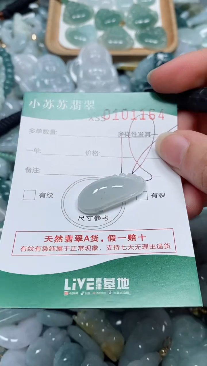 【闪购商品】翡翠颈饰未镶嵌闪购商品0101164