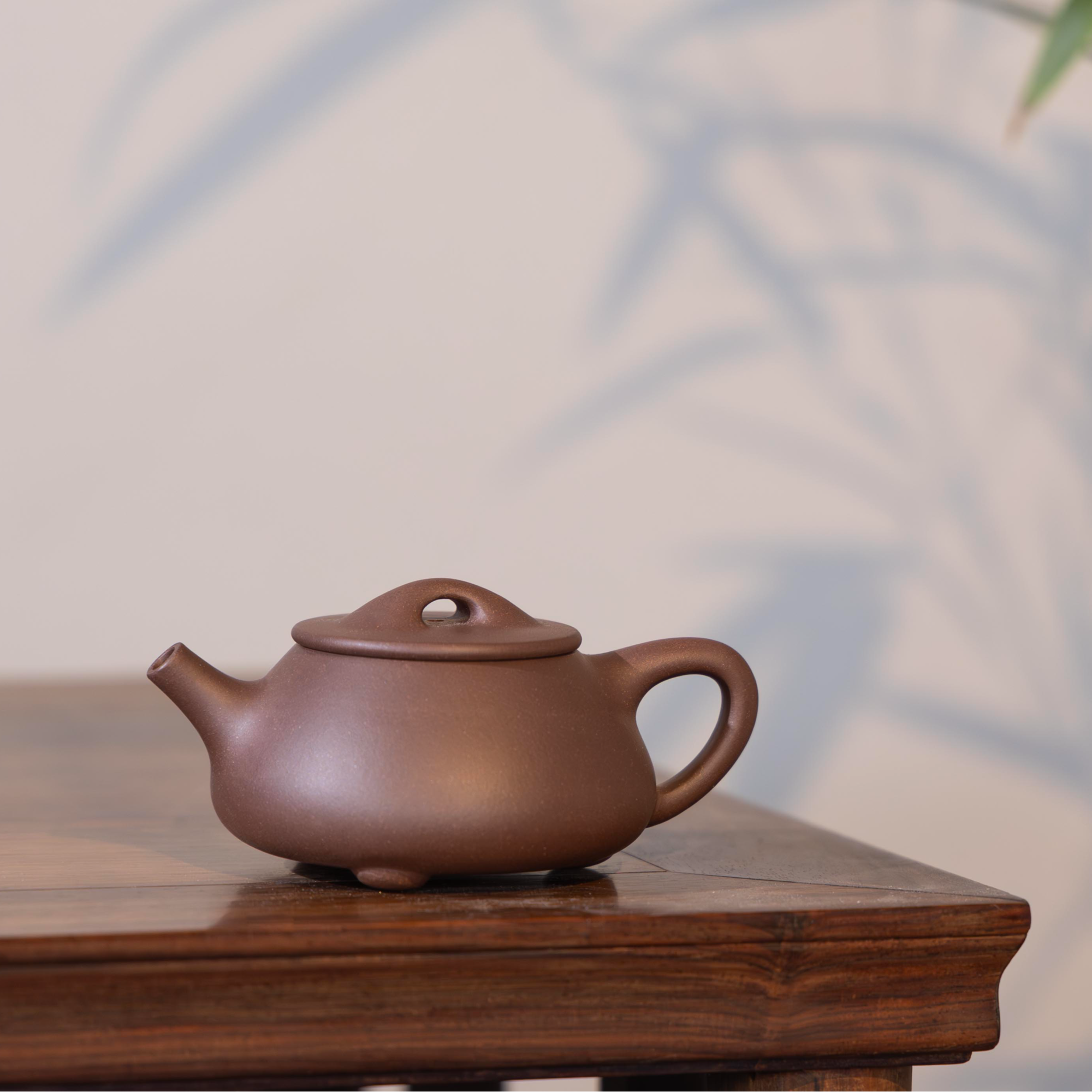 景舟石瓢老紫泥精工半手