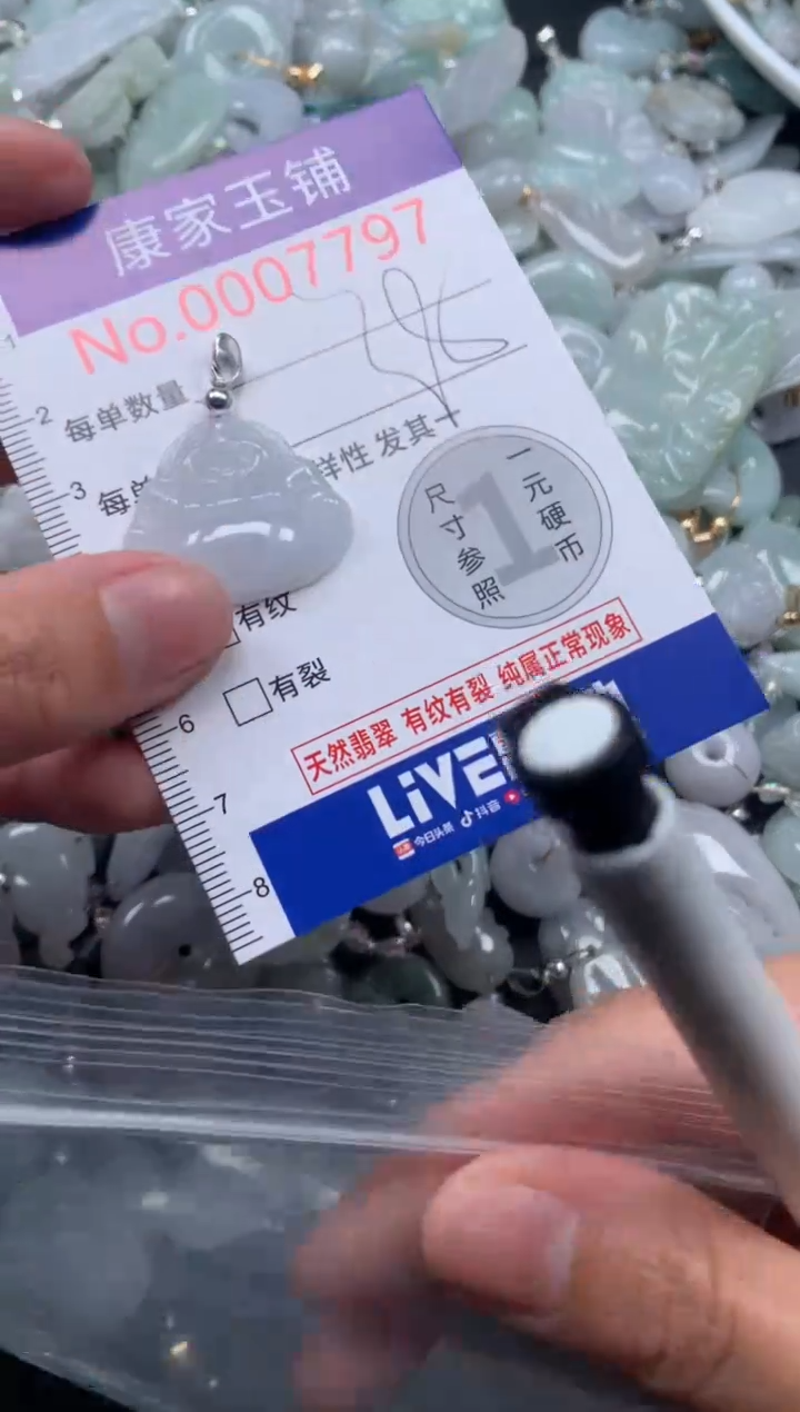 颈饰未镶嵌翡翠7797