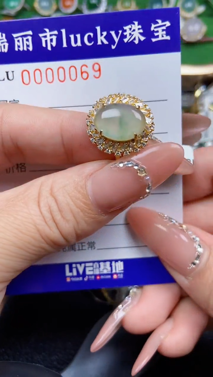 【闪购商品】翡翠颈饰银S925镶嵌0069