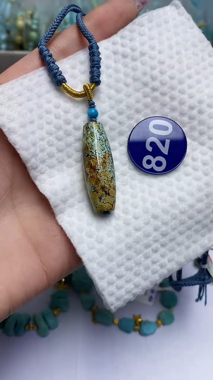 【闪购商品】绿松石项链未镶嵌820