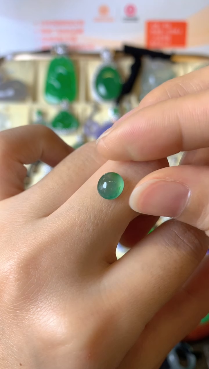 【闪购商品】定制翡翠未镶嵌1裸玉（客户意向镶嵌）