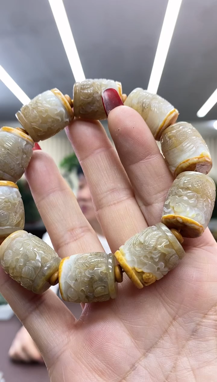 【闪购商品】透闪石质玉手串未镶嵌手串