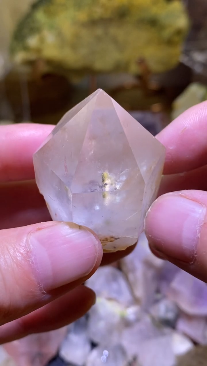 未镶嵌珠宝半成品水晶34号四川超七花园水晶