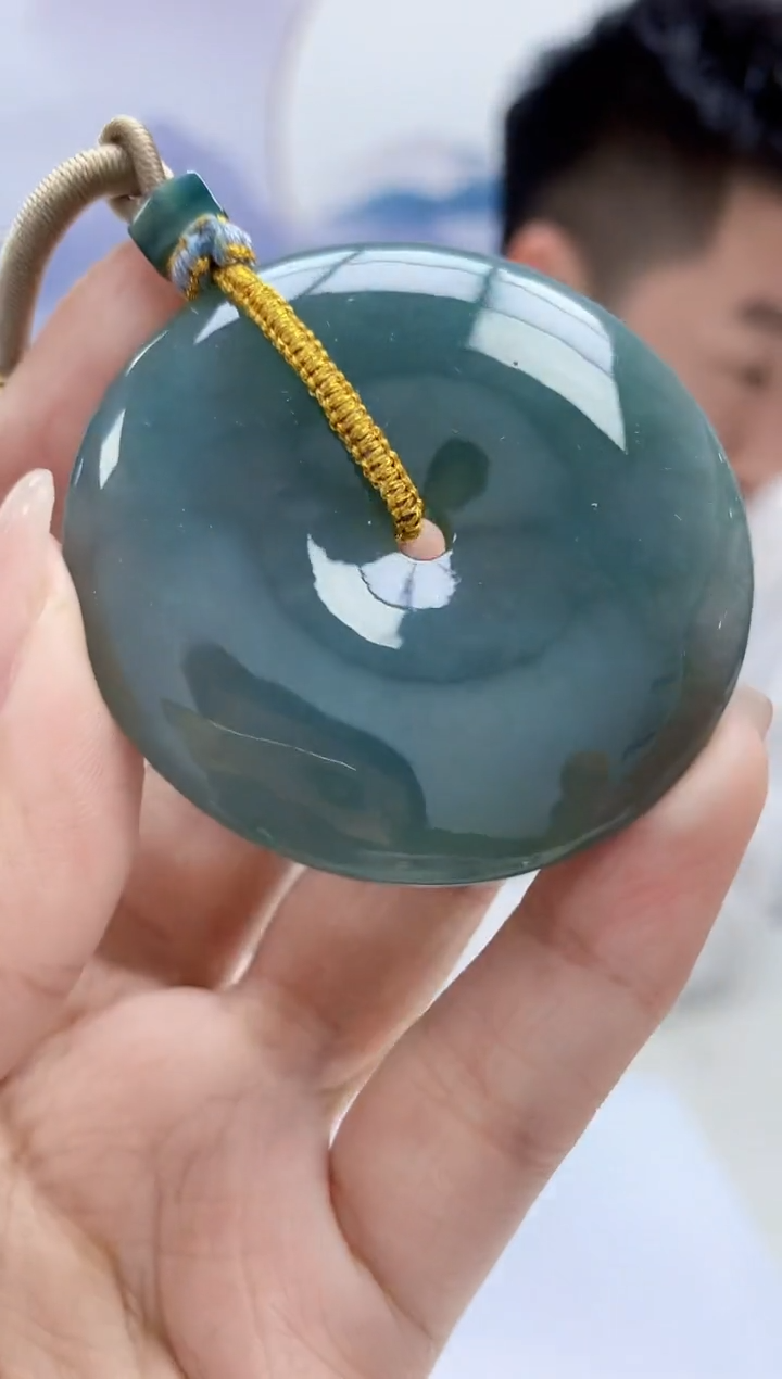 【闪购商品】定制翡翠未镶嵌5028kk-毛货挂件179