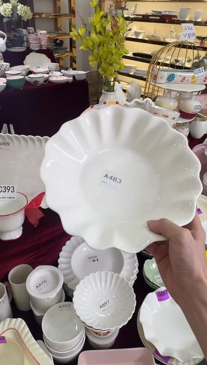 摆件陶A483 库存陶瓷餐具微瑕