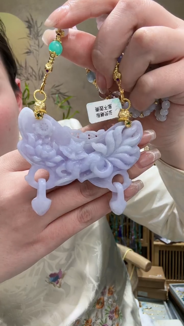 【闪购商品】翡翠颈饰未镶嵌吊坠