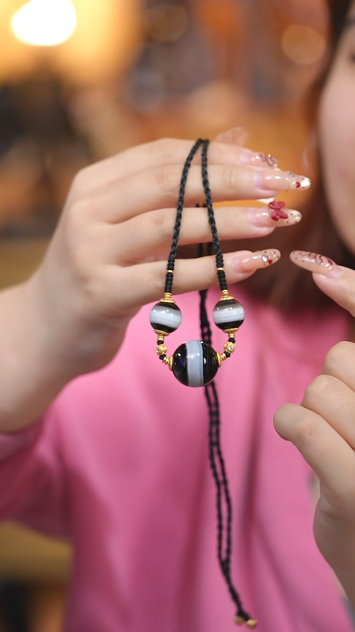 【闪购商品】玛瑙/玉髓颈饰未镶嵌Q31152药师玛瑙项链