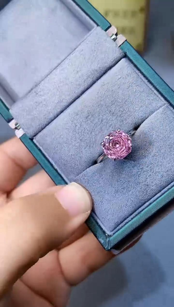 【闪购商品】水晶戒指银S925镶嵌11111