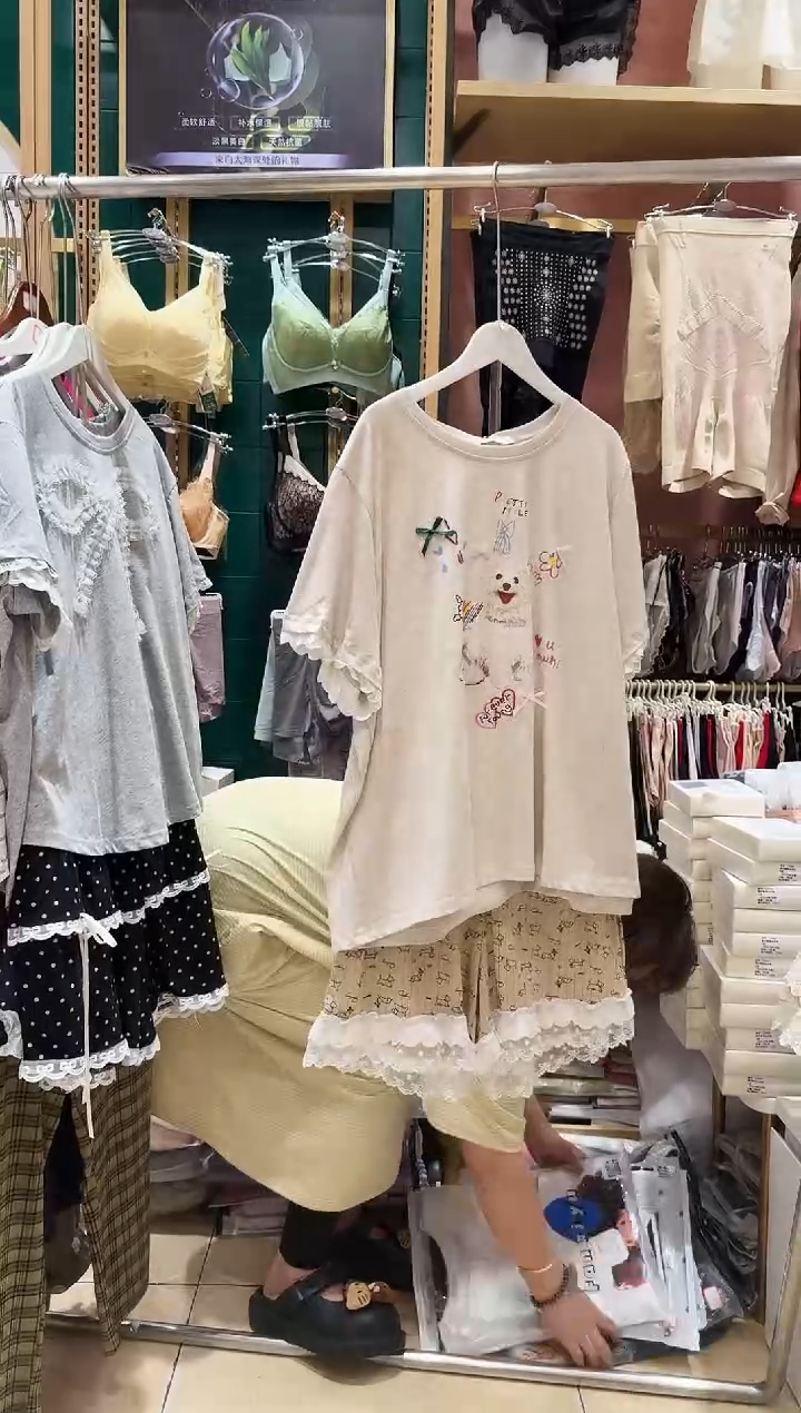 棉欢欢家小熊家短裤XL号130-160斤